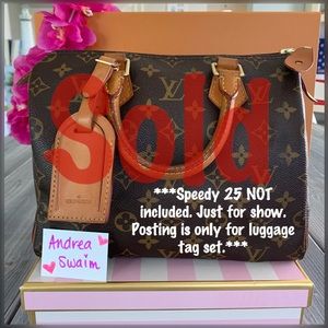 🌺 Louis Vuitton Large Luggage Tag Set 🌺